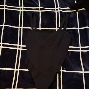 H&M Black Strappy Bodysuit
